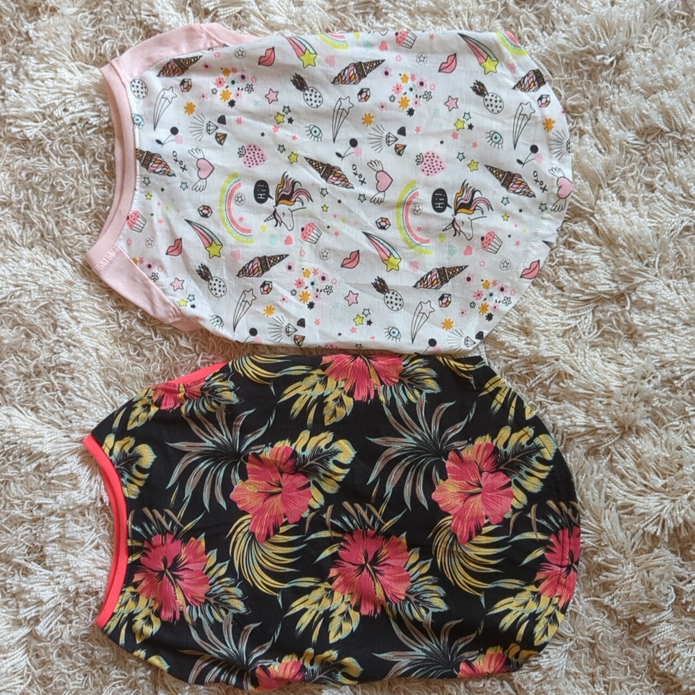 2 large dog shirts dress